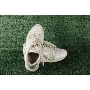 Reebok Royal Classic Sneakers DV9019 Size 3.5  White Iridescent Ladies